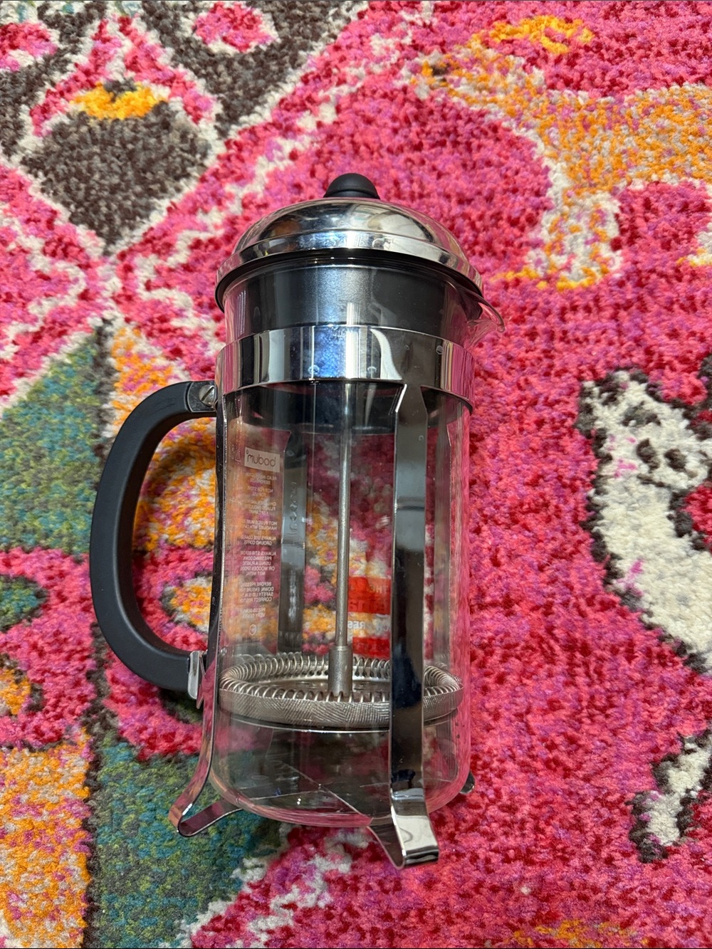 Bodum Black and Silver French Press Coffee Maker